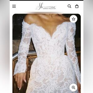 Sarah Houston - Full Lace Mini Wedding Dress